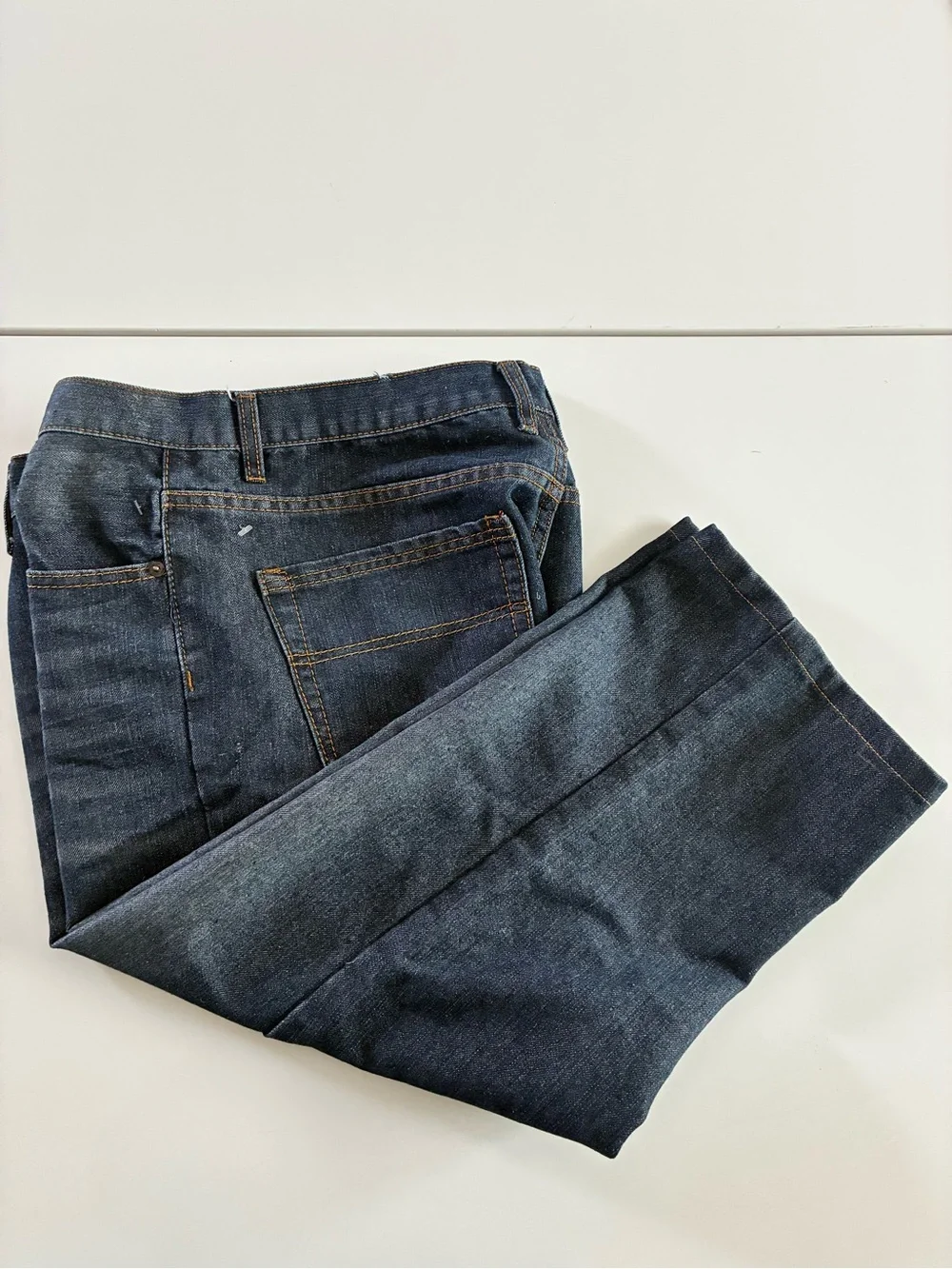 BEVERLY HILLS POLO CLUB 32/32 CLASSIC BLUE DENIM JEAN JORTS CASUAL UNISEX EUC